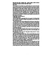 Chính Trị Học - Văn Hóa Chính Trị: Khái Niệm, Chức Năng & Liên Hệ VN