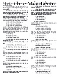 Tổng hợp 200 câu trắc nghiệm thi kết thúc học phần - Triết học Mác - Lênin | Đại học Tôn Đức Thắng