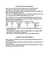Câu hỏi ôn tập chương 1- chương 13 | Môn kinh tế vĩ mô