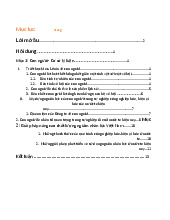 Chủ đề: Khái niệm tồn tại xã hội và ý thức xã hội | Tiểu luận môn Triết học Mác - Lênin | Trường đại học Mở Hà Nội