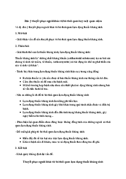 Viết bài luận thuyết phục người khác từ bỏ một thói quen hay một quan niệm