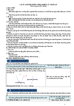 Giáo án dạy học Toán 12 theo định hướng phát triển phẩm chất năng lực