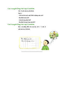 Giải SGK môn Tiếng việt 2 - Bài 28: Viết về một mùa em yêu thích (1)| Cánh Diều