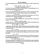 Bài tập hoá học Chương I, II, III | Hóa đại cương | Trường Đại học Khoa học Tự nhiên, Đại học Quốc gia Hà Nội