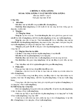 Giáo án Khoa học tự nhiên 6 sách Kết nối tri thức với cuộc sống Bài 46