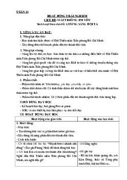 Chủ đề: Mái trường em yêu - Tuần 11 | Hoạt động trải nghiệm 3 | Kết nối tri thức