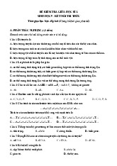 Đề thi giữa học kỳ 1 môn Khoa học tự nhiên lớp 9 năm học 2024 - 2025 | Bộ sách Kết nối tri thức