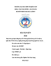 Phân tích quy luật những thay đổi về lượng dẫn đến thay đổi về chất và ngược lại. Từ đó rút ra ý nghĩa phương pháp luận trong ngành học của em | Bài tập lớn môn triết học mác - lênin