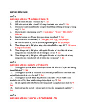 Câu hỏi điểm danh các chương quản trị | Nguyên lý quản trị | Đại học Tôn Đức Thắng