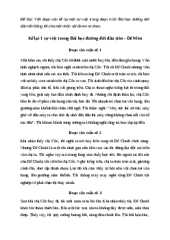 Văn mẫu lớp 6: Đoạn văn kể lại một sự việc trong đoạn trích Bài học đường đời đầu tiên | Kết nối tri thức
