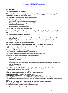 Đề cương ôn tập môn khtn lớp 6 giữa học kỳ 1 | Học viện Hành chính Quốc gia