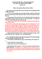 Bộ đề thi 100 câu môn Tư tưởng Hồ Chí Minh | Trường Đại học Kinh doanh và Công nghệ Hà Nội