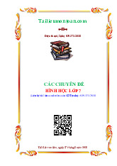 Các chuyên đề hình học | môn Toán lớp 7