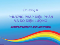 Chương 6: Phương pháp điện phiên và đo điện lượng | Bài giảng môn Phân tích bằng công cụ | Đại học Bách khoa hà nội