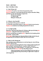 Đề cương môn kinh tế vi mô –Trường Đại học Hoa Sen