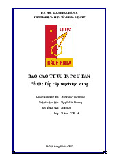 Báo cáo Thực Tập Cơ Bản: Lắp Ráp Mạch Tạo Xung | Thực tập cơ bản | Trường Đại học Bách khoa Hà Nội