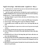 Tài liệu Lý luận Nhà Nước và pháp luật | Trường Đại học Kinh tế – Luật