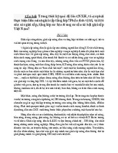 Liên minh Giai cấp Công nhân - Nông dân và Tầng lớp Trí thức trong CNXH môn Chủ nghĩa xã hội khoa học | Trường Đại Học Tây Nguyên