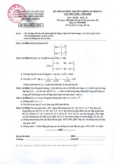 Đề thi Olympic 30 tháng 04 năm 2025 Toán 11 trường chuyên Lê Hồng Phong – TP HCM