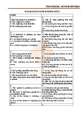 ACTUAL TEST 3 - SONG NGỮ | Tài liệu anh ngữ