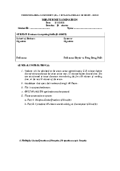 Mid Term New Student - Business Computing Skills | Trường Đại học Quốc tế, Đại học Quốc gia Thành phố HCM