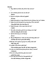 Trắc nghiệm lý thuyết môn hóa sinh | Đại học Kinh tế kỹ thuật công nghiệp