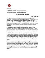 Holistic Marketing Overview - Understanding the Shift in AVHP2 Lesson 1