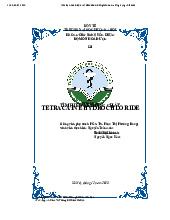 Tiểu luận Hóa Dược về Tetracaine HCl: Nghiên cứu và Ứng dụng môn Hóa Dược| Trường Đại học Y Dược, Đại học Quốc gia Hà Nội