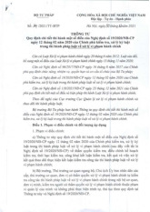 Thông tư 14 BTP/2021 về Quy định Xử lý Vi phạm Hành chính môn Pháp luật đại cương | Trường đại học Mở Hà Nội