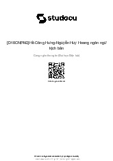 Báo cáo môn học ngôn ngữ kịch bản | Đại học Điện lực