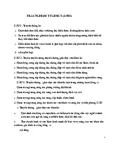 Câu Trắc Nghiệm | Môn chủ nghĩa xã hội khoa học | Trường đại học Quốc tế Hồng Bàng