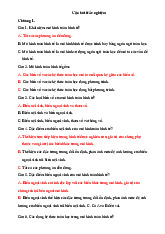 Câu hỏi trắc nghiệm Chương 1 - 2: Mô hình toán kinh tế môn Toán kinh tế | Học viện Công Nghệ Bưu Chính Viễn Thông