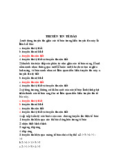 Ngân hàng câu hỏi ôn tập môn sinh học | trường Đại học Huế