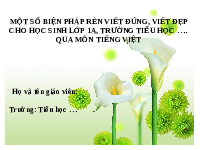 Giáo án điện tử Tiếng việt 1 bài 81 Cánh diều: Ôn tập