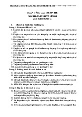 Câu Hỏi Ôn Thi Môn Kinh Tế Vĩ Mô | Đại học Thương Mại