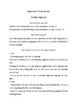 Lời của cây | Soạn văn 7 Chân trời sáng tạo