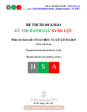 Đề thi tham khảo Kỳ thi đánh giá năng lượng