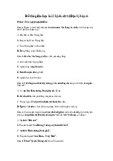 Đề thi giữa học kỳ 2 môn Lịch sử & Địa Lý lớp 6 năm học 2024 - 2025 - Đề số 2 | Bộ sách Chân trời sáng tạo