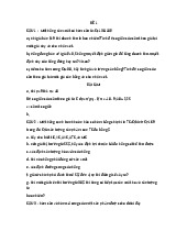 Đề thi môn kinh tế vi mô  -Trường Đại học Tài nguyên và môi trường Hà Nội