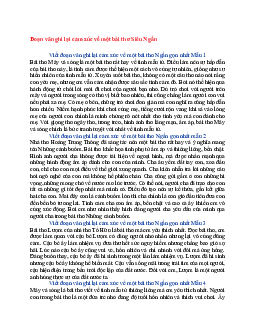 Văn mẫu lớp 6 Chân trời sáng tạo bài Đoạn văn ghi lại cảm xúc về một bài thơ Siêu Ngắn