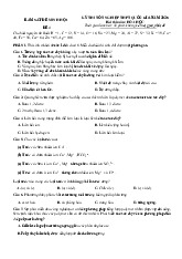 Đề thi thử THPT Quốc gia 2025 môn Hóa bám sát đề minh họa - Đề 4