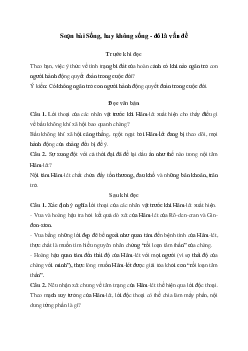 Soạn bài Sống, hay không sống - đó là vấn đề Kết nối tri thức