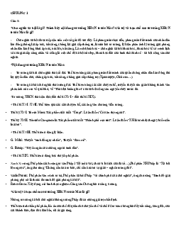 Câu hỏi lý thuyết môn Chủ nghĩa xã hội khoa học có lời giải | Học viện Công nghệ Bưu chính Viễn thông