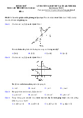 Đề thi thử THPT Quốc gia 2025 môn Toán bám sát đề minh họa - Đề 13