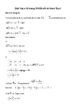 Giải Toán 10 KNTT Bài 11: Tích vô hướng của hai vectơ