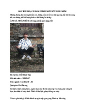 Bài thu hoạch kỹ năng mềm - Tài liệu tổng hợp