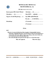 Bài Kiểm Tra Luật Kinh Tế | Trường Đại học Thương Mại
