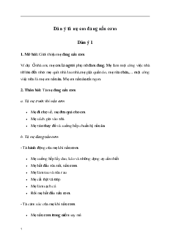 Tả mẹ đang nấu cơm | Tập làm văn lớp 5