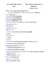 Đề thi thử tốt nghiệp THPT 2025 môn Địa lí bám sát đề minh họa - Đề 48