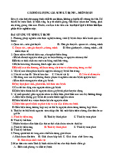 Đề cương ôn thi Môn Sinh lý bệnh | Đại học Kỹ thuật Y - Dược Đà Nẵng